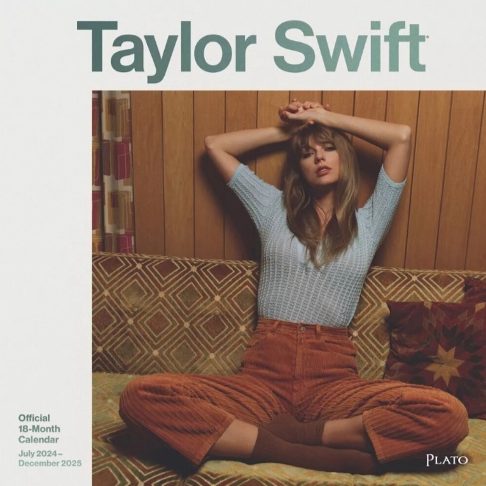 2-Taylor Swift | 2025 12x24" 18 Months Square Wall Calendar | Jul '24-Dec '25